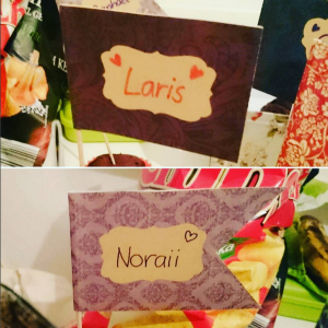 Muffins mit Noraii und Laris.